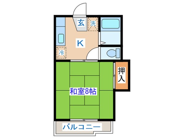 ラ・フォーレⅠの物件間取画像